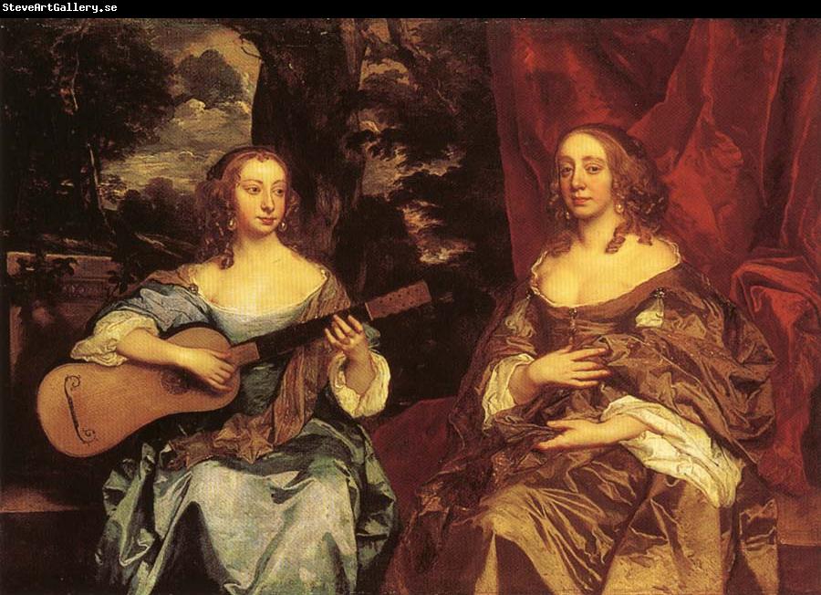 Sir Peter Lely Two Ladies of the Lake Family